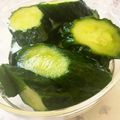 バウチャン's cooksnap of when they made あっさり胡瓜の漬物.