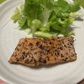 こっぷぽ～ん's cooksnap of when they made 簡単！サーモンのバジルオイル焼き.