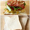 かっちゃん杉's cooksnap of when they made 6枚切りの食パン半分にしたサンドイッチ.