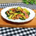 KBBキッチン☆'s cooksnap of when they made ズッキーニとベーコン塩昆布炒め。お弁当に.