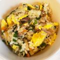 ekyy's cooksnap of when they made ニラとベーコンのチャーハン♪.