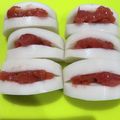 わたるんママ's cooksnap of when they made お弁当やおつまみに！かまぼこの梅肉はさみ.