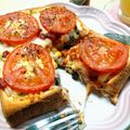 うたかた。's cooksnap of when they made 食パンでシカゴピザ.