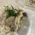 papikun's cooksnap of when they made 天ぷらそうめん。.