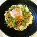 azbjbn's cooksnap of when they made 納豆キムチひやむぎ♥パスタ＆うどんでも.