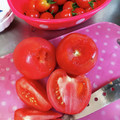 ひっこ's cooksnap of when they made トマトのへたの取り方♪.