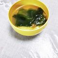 めみたん☆'s cooksnap of when they made 朝ごはん＊味噌汁に後乗せわかめ.