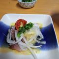 あだちはるみ's cooksnap of when they made 手作りドレッシング♡はまちのカルパッチョ.