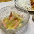 ひろと＾＿＾ママ's cooksnap of when they made 簡単♪キャベツとハムの粒マスタードサラダ.