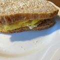ブランディ's cooksnap of when they made チーズと卵のサンドイッチ.