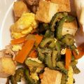 ちゃぎー's cooksnap of when they made 絹厚揚げのゴーヤチャンプルー.