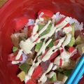 手抜きクック's cooksnap of when they made マグロとアボカドでポキ寿司.