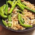 クックN55KPA☆'s cooksnap of when they made 簡単おつまみ♬しし唐と白滝炒め.