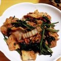ママタマコタマ's cooksnap of when they made 豚肉と空芯菜のキムチ炒め★.