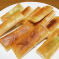 vabochan's cooksnap of when they made パリトロ♡アスパラ、ハム、チーズの春巻き.