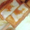 ちかﾁｬﾝ☆'s cooksnap of when they made 超簡単☆節約☆甘味噌チーズの厚揚げ串☆.