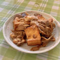 まなポコ's cooksnap of when they made 厚揚げ＆舞茸の☆旨い！チーズおかか炒め☆.