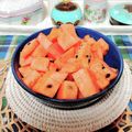 sakuraロゼット's cooksnap of when they made 西瓜のカットと保存.