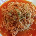 Yuuko7i's cooksnap of when they made 低糖質！レンジで簡単！ミートパスタ.