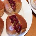 ＊waka's cooksnap of when they made 朝食＆ランチに♪ロールパンでホットドッグ.