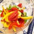 バウチャン's cooksnap of when they made 簡単！パプリカとトマトのサラダ.
