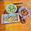 komutatata's cooksnap of when they made 鶏ハムのインド風サラダ.