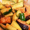 くーー〜's cooksnap of when they made たこときゅうりのコチュジャン和え.