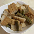 papikun's cooksnap of when they made 厚揚げとインゲンの煮物.