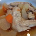 甘党ですが's cooksnap of when they made ＊しみしみ〜♡炊飯器de手羽先＆大根煮＊.