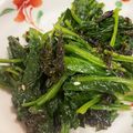 なーなちゃん's cooksnap of when they made ほうれん草の韓国海苔あえ.