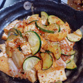 クックUH3NVG☆'s cooksnap of when they made ズッキーニと厚揚げのキムチの素炒め.
