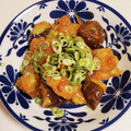 LDHATSUSHI's cooksnap of when they made 揚げ鶏&茄子のピリ辛ゴマ味噌マヨ.