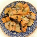 悠LOVE航's cooksnap of when they made 鮭と長芋ステーキ☆今夜はポン酢バターで！.