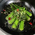 ERIKOのご飯's cooksnap of when they made 白だしが美味しい☆ネギとオクラのダシ浸し.