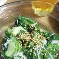 ＴＯＭＯＷＡＴ's cooksnap of when they made モロヘイヤで…ネバっ！と酢の物。.