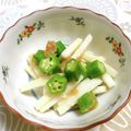 サンディサンディ's cooksnap of when they made 夏バテ解消♪長芋とオクラの梅和え.
