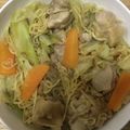 かおり♡♡♡'s cooksnap of when they made サッポロ一番 みそバターキャベツなべ.