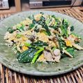 料理男子部🍻's cooksnap of when they made 小松菜と豚バラのふんわり卵炒め.