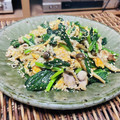 料理男子部's cooksnap of when they made 小松菜と豚バラのふんわり卵炒め.