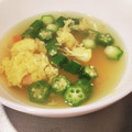 ★Lewis★'s cooksnap of when they made オクラのとろとろ卵スープ.