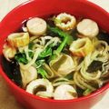 私市ビッキーズ津門巳's cooksnap of when they made “切り干し大根わかめハムのお吸い物”.