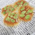 よっクマごん's cooksnap of when they made 枝豆チーズせんべい.