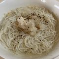 papikun's cooksnap of when they made レモンが決め手♥️塩スープおろしそうめん.