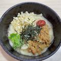 do_re_mi's cooksnap of when they made レンジで楽々♪納豆たまご梅うどん.