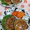 赤い電話's cooksnap of when they made 簡単&節約&時短！サバ缶ハンバーグ.