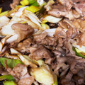 stsxxxkor's cooksnap of when they made 豚こまと長ネギのすき焼き風丼.