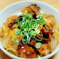 きなこもっちり's cooksnap of when they made ふっくら香ばしい　焼き鳥丼♪.