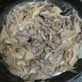 クックCP681N☆'s cooksnap of when they made 牛肉とエリンギのクリーム煮♡牛乳で.