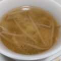 fu♪♪'s cooksnap of when they made 味噌ラーメン風【もやしスープ】.