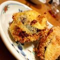 クック0RAFMH☆'s cooksnap of when they made 茄子のベーコンチーズフライ.
